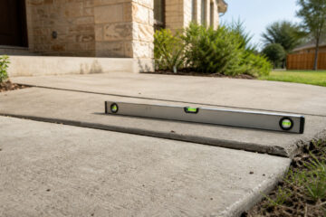 How to Tell if Concrete Needs Leveling in Bryan, TX - concrete service scene in Bryan, Texas