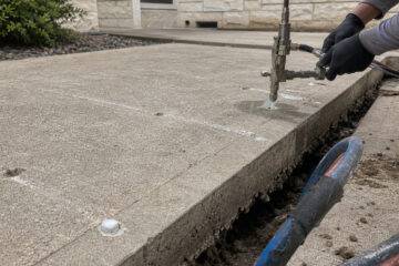 Polyurethane Foam Injection for Sunken Concrete in Bryan: What to Expect - concrete service scene in Bryan, Texas