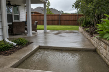 How Poor Patio Drainage Can Lead to Sunken Concrete in Bryan - concrete service scene in Bryan, Texas
