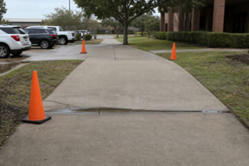 Safer Concrete Walkways for Bryan Churches, Schools, and Community Properties - concrete service scene in Bryan, Texas