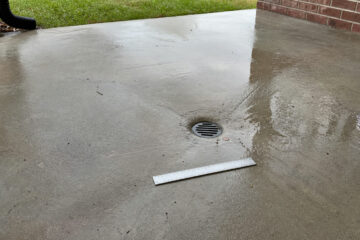 Why Water Pools on a Concrete Slab—and What Bryan Owners Can Check - concrete service scene in Bryan, Texas